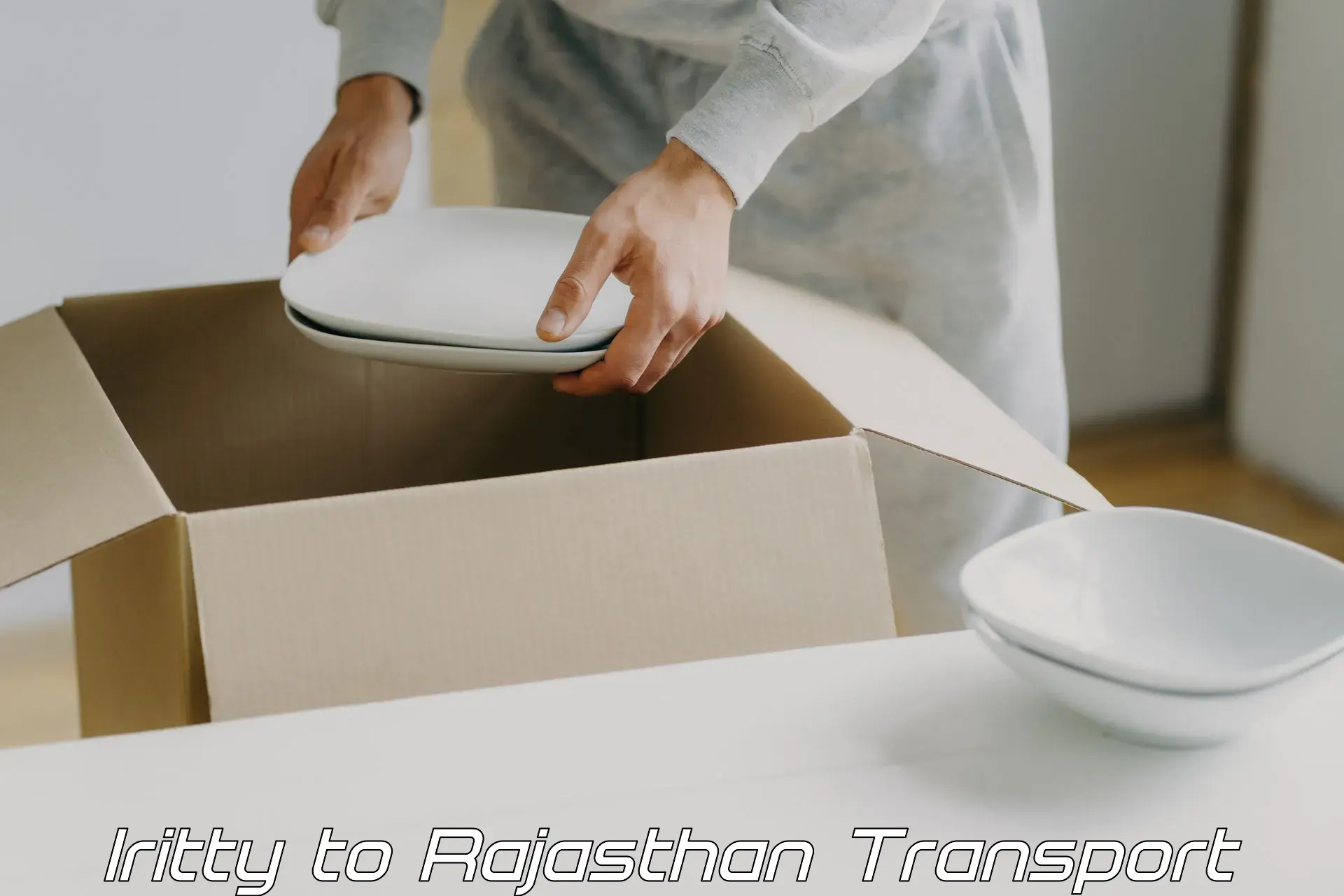 Transportation solution services Iritty to Raipur Pali