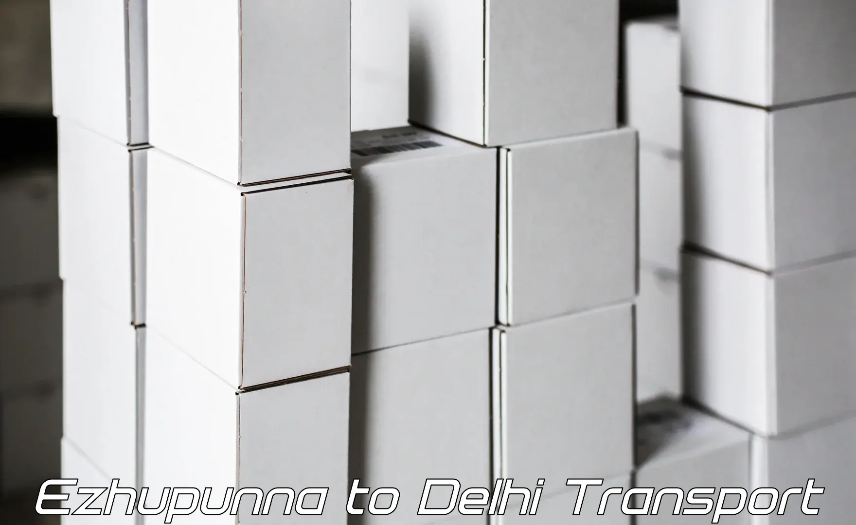 Domestic transport services Ezhupunna to Delhi Technological University DTU