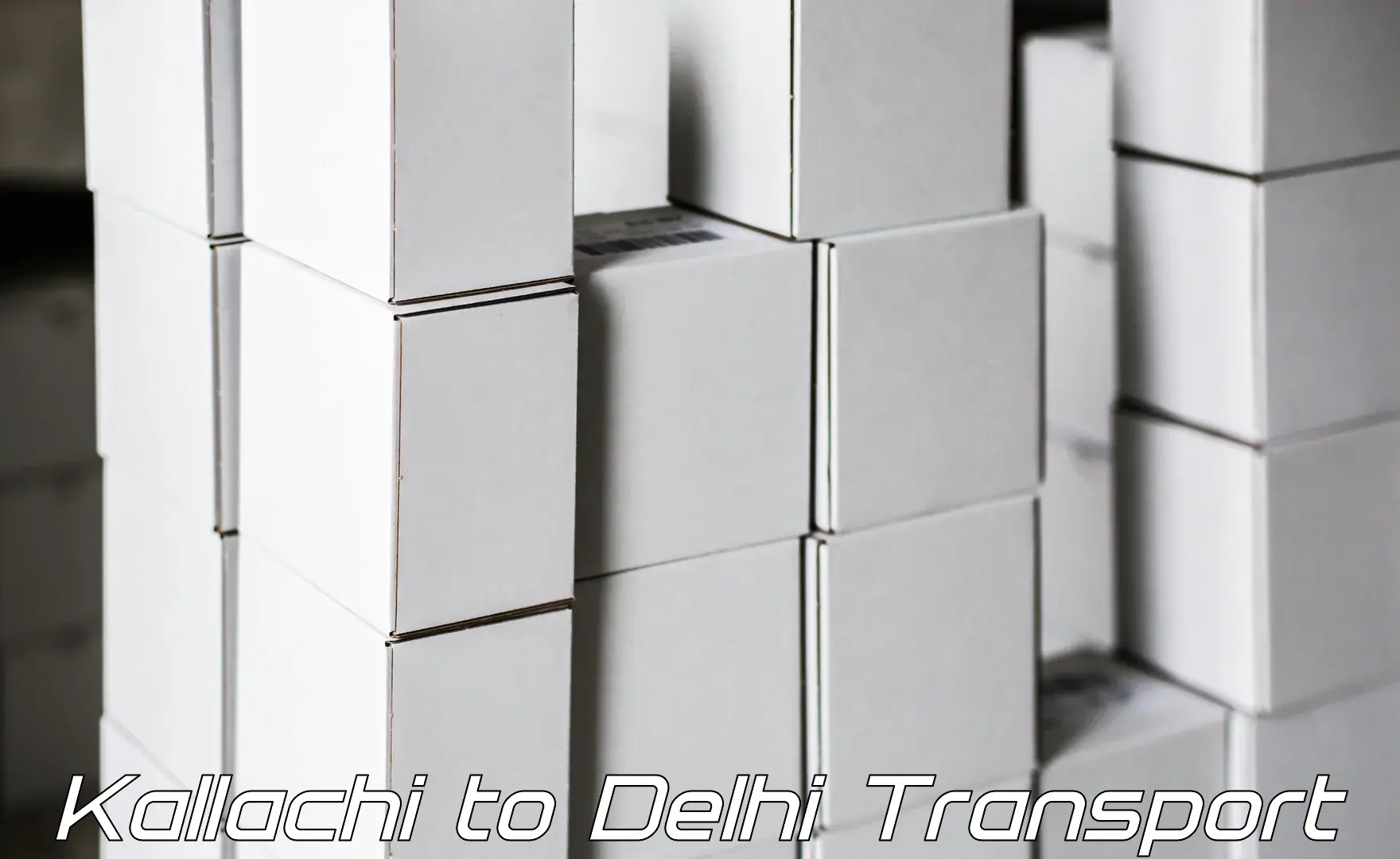 Material transport services Kallachi to University of Delhi