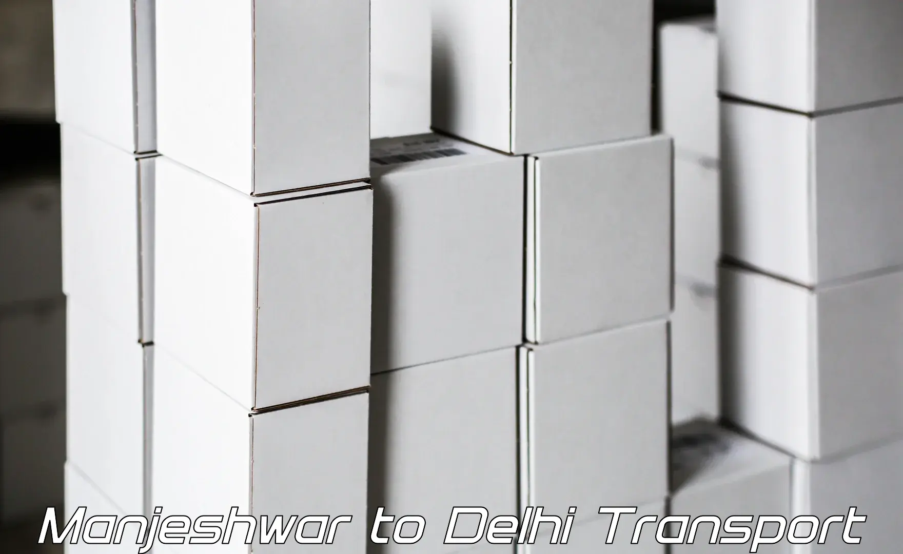 Cargo transportation services Manjeshwar to Delhi Technological University DTU