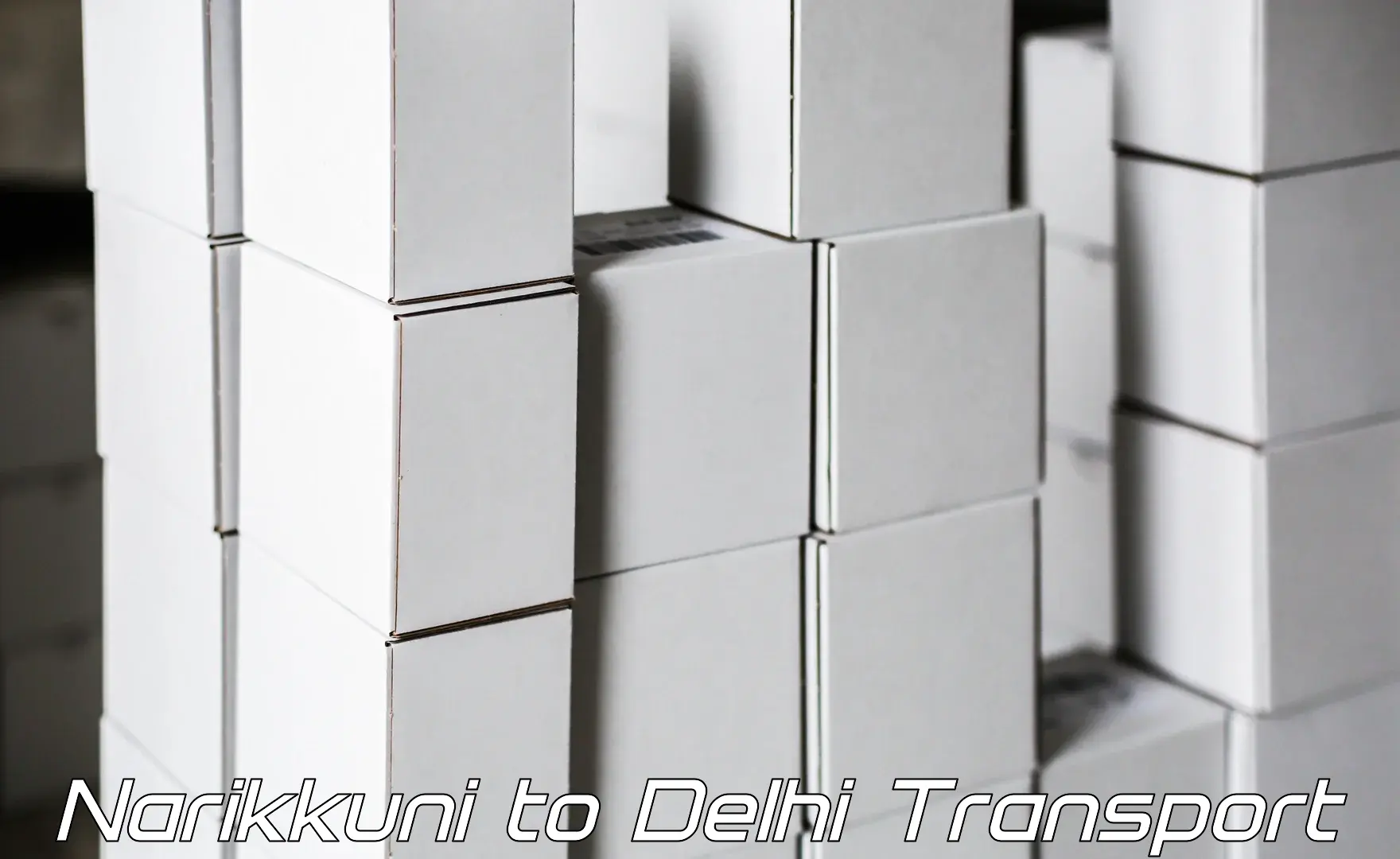 Vehicle parcel service Narikkuni to Delhi